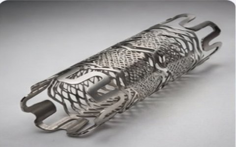 Hybrid CNC + laser machined stent component